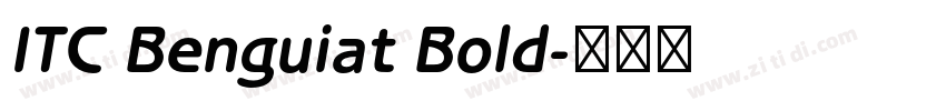 ITC Benguiat Bold字体转换